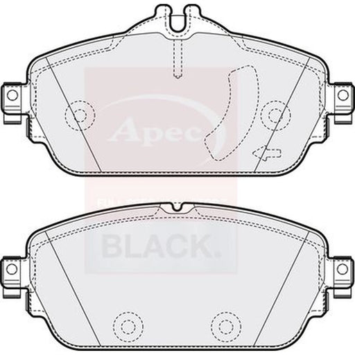 Apec Front Brake Pad Set PAD2025B