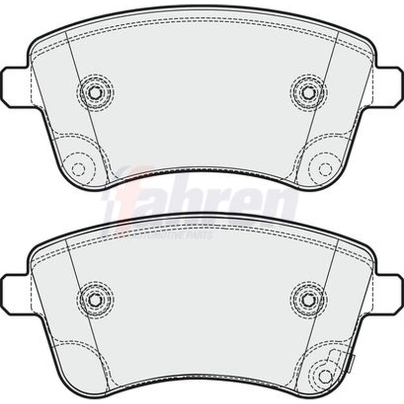 Fahren Front Brake Vented Discs & Pads fits Kia Venga 2010-2019 1.4 1.6