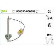 Valeo Electric Window Regulator Lifter Right Rear 850851