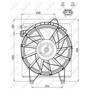 NRF Engine Cooling Fan 47499