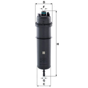 MANN-FILTER Fuel Filter Element WK 5017