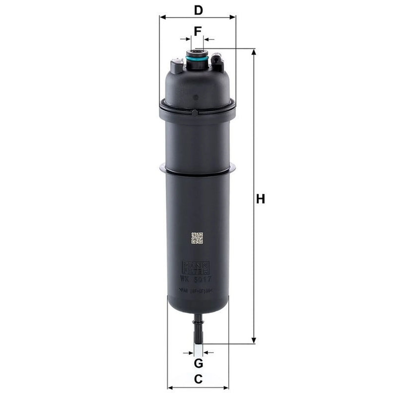 MANN-FILTER Fuel Filter Element WK 5017
