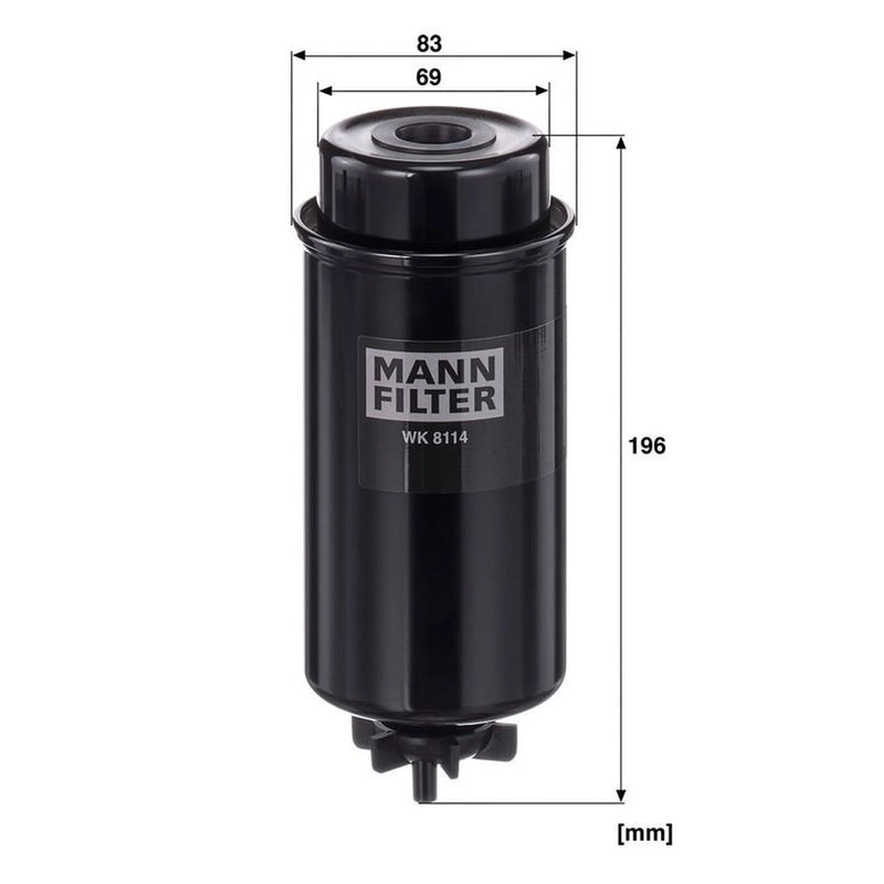 MANN-FILTER Fuel Filter Element WK 8114