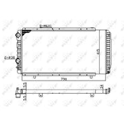 NRF Engine Radiator 52062A