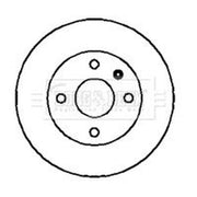 Borg & Beck 2 x Solid Rear Brake Discs BBD4320-x2