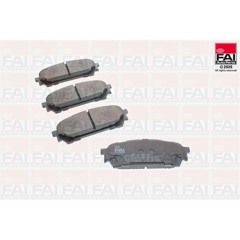 FAI Rear Brake Pad Set BP719