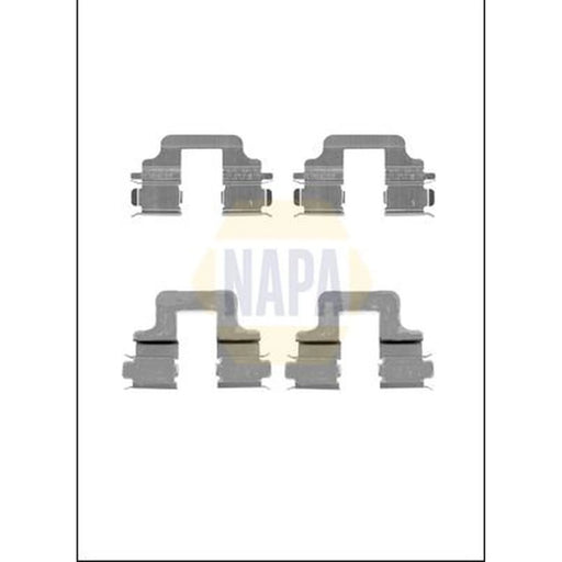 NAPA Brake Pad Accessory Fitting Kit Rear NFK1105