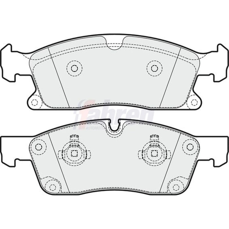 Fahren Front Brake Pad Set FBP3704