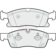 Fahren Front Brake Pad Set fits Mercedes-Benz Gl-Class 2012-2015