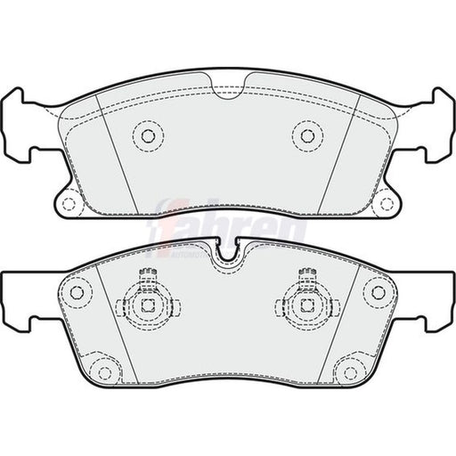 Fahren Front Brake Pad Set fits Mercedes-Benz Gl-Class 2012-2015
