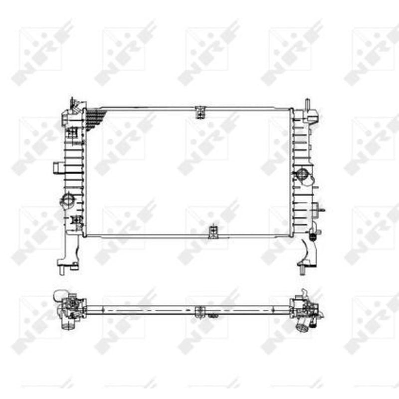 NRF Engine Radiator 53475