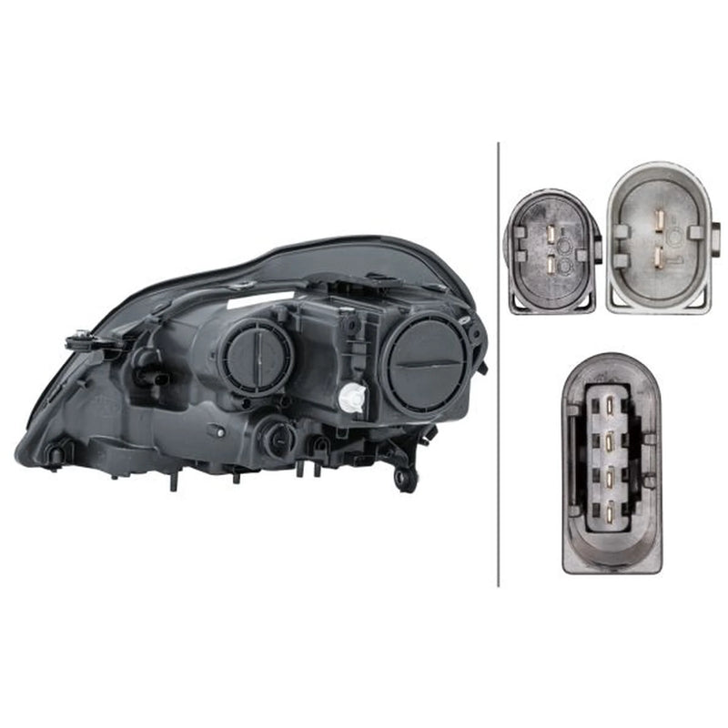 Hella Headlight Headlamp W5W Right 1EL 263 400-021
