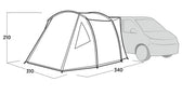 Easy Camp Eidfjord Awning Grey - Easy Camp - Van Life Living