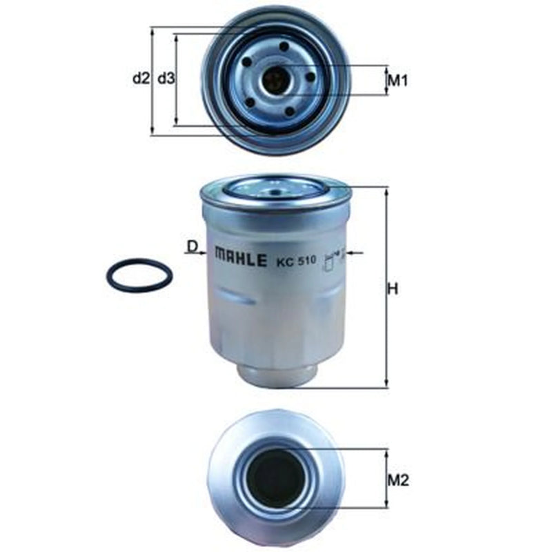 Mahle Fuel Filter Element KC 510D