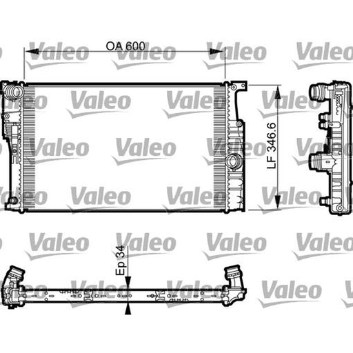 Valeo Engine Radiator 735456