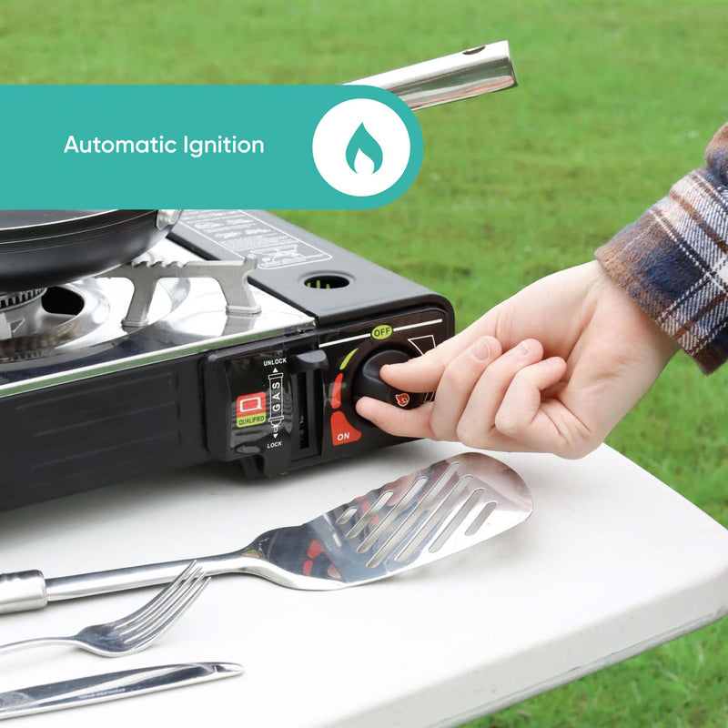 Leisureiwze Gourmet2 Double burner portable gas Cooking stove - Leisurewize - Van Life Living