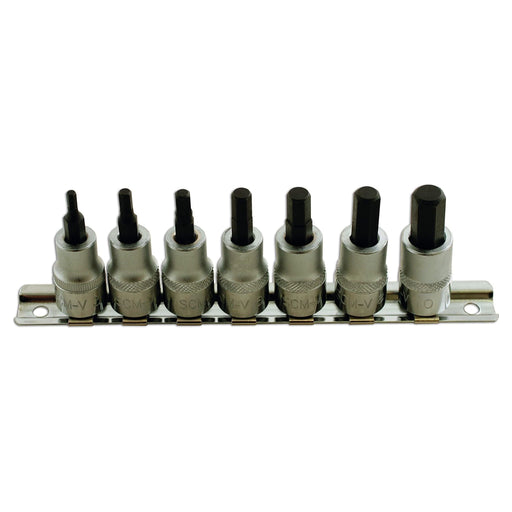 Laser Hex Socket Bit Set 3/8"D 7pc 1791 Laser  - Town Parts