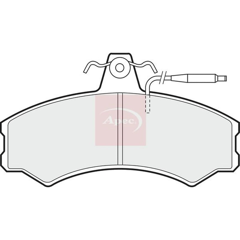 Apec Front Brake Pad Set PAD384