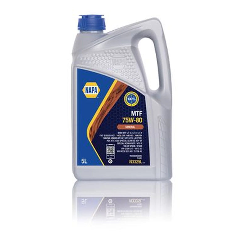 NAPA Manual Transmission Oil 5L VW GO 52 527 A2 75W-80 N3325L