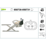 Valeo Electric Window Regulator Lifter Right Front 850731