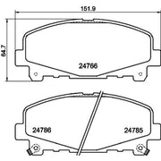 Mintex Front Brake Pad Set MDB2954