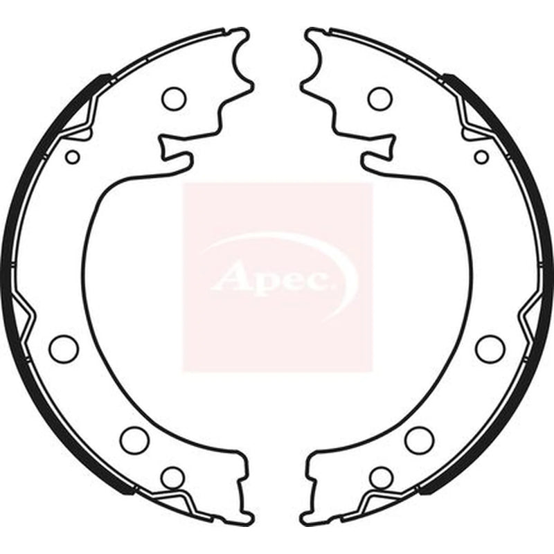 Apec Parking Brake Shoe Set SHU791