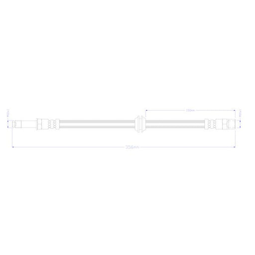 Juratek Brake Hydraulic Hose Line Rear JBH1521