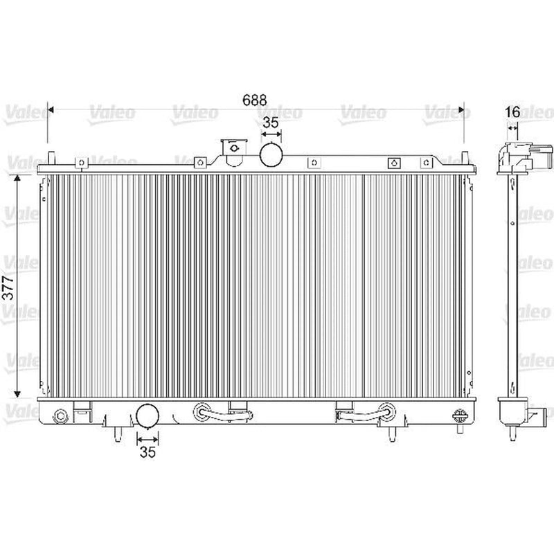 Valeo Engine Radiator 733280