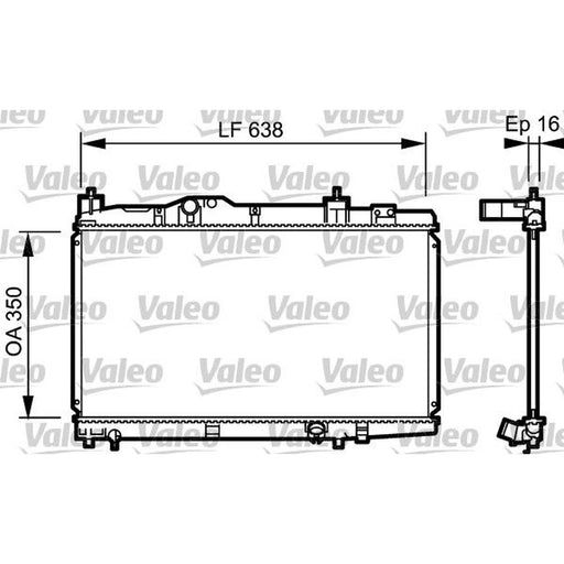 Valeo Engine Radiator 734916