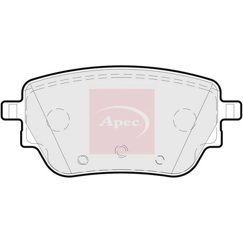 Apec Rear Brake Pad Set PAD2246