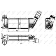NRF Intercooler (Charge Air Cooler) 30192