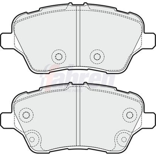Fahren Front Brake Pad Set fits Ford B-Max 2012-2017 1.0 1.4 1.5 1.6