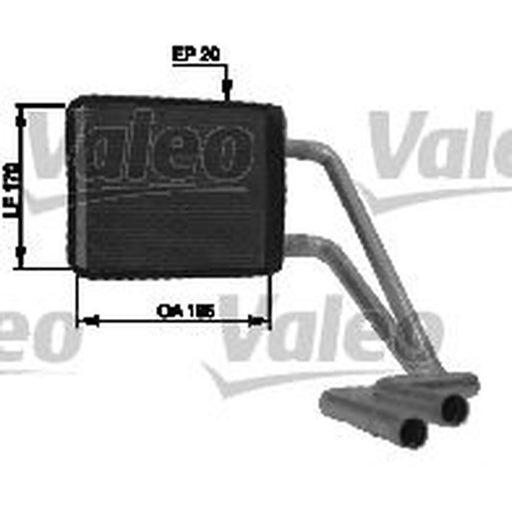 Valeo Heater Matrix Core Heat Exchanger 812433
