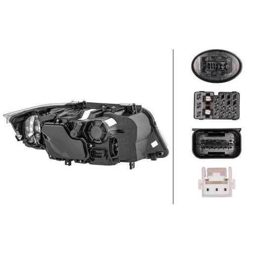 Hella Headlight Headlamp D1S/H3 Left 1ZS 354 692-011