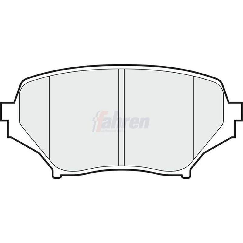 Fahren Front Brake Pad Set FBP3205