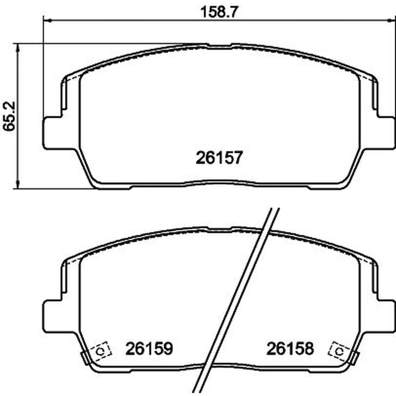 Mintex Front Brake Pad Set MDB4194