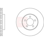 Apec 2 x Vented Front Brake Discs DSK2510-x2
