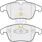 NAPA Front Brake Pad Set NBP1666