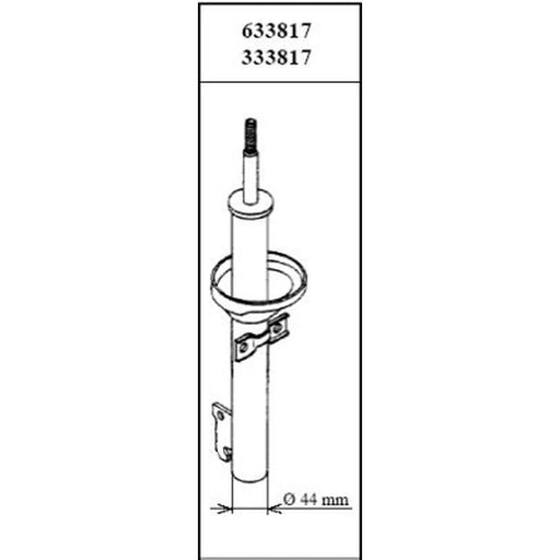 KYB Shock Absorber Damper Strut Front 333817