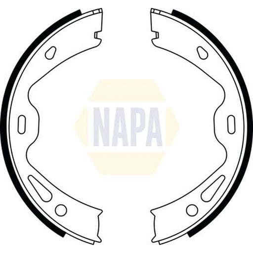 NAPA Parking Brake Shoe Set NBS5061
