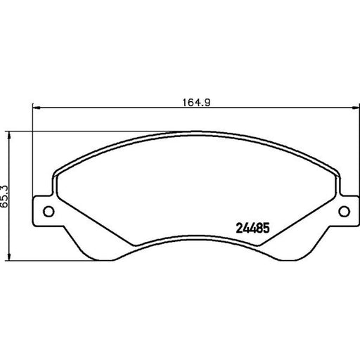DON Front Brake Pad Set PCP1637