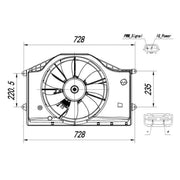 NRF Engine Cooling Fan 47939
