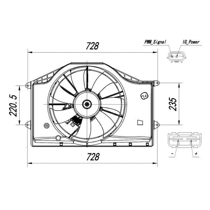 NRF Engine Cooling Fan 47939