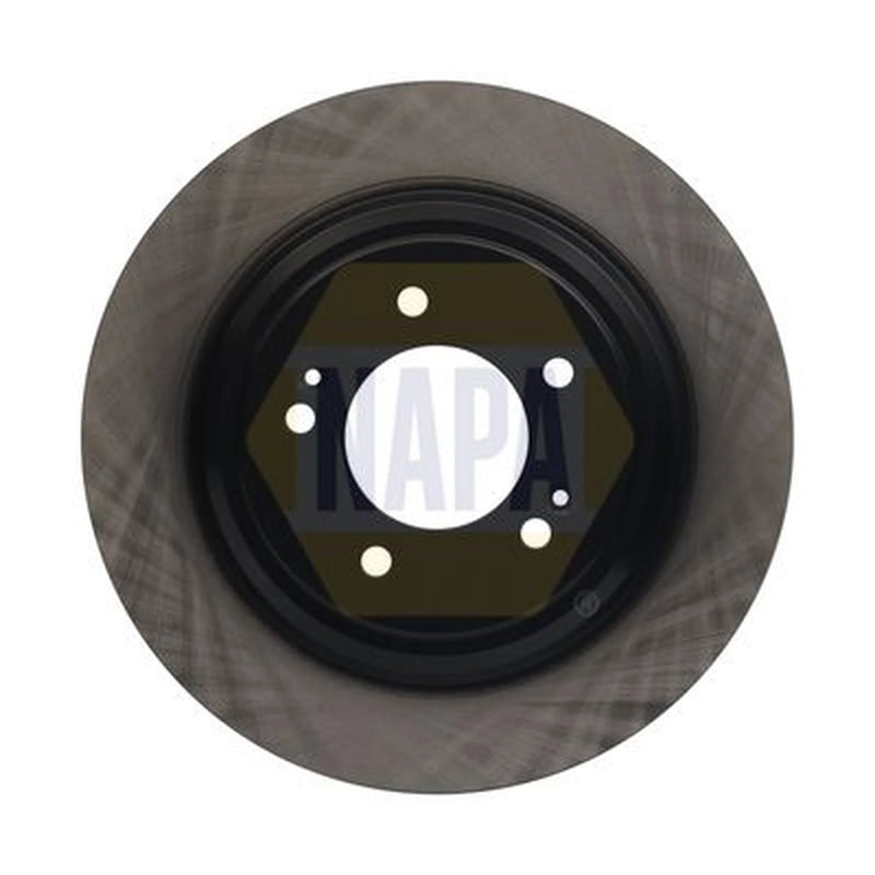 NAPA 2 x Solid Rear Brake Discs NBD5893-x2