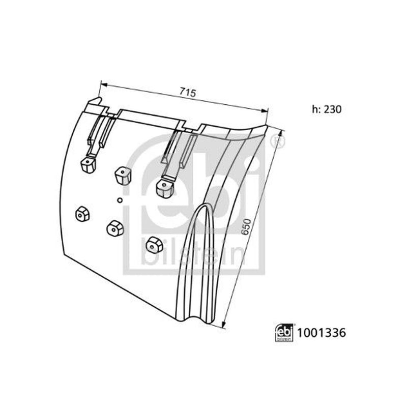 Febi Wing Wide High 1001336