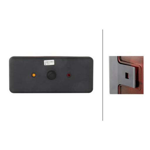 Hella Tail Light / Lamp R10W Right 2SD 002 582-021