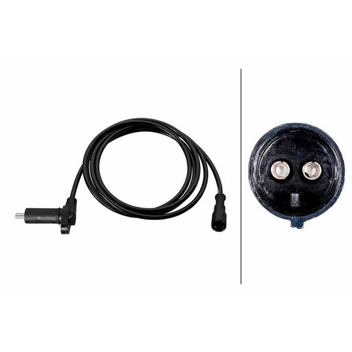 Hella ABS Wheel Speed Sensor Rear 6PU 230 052-241