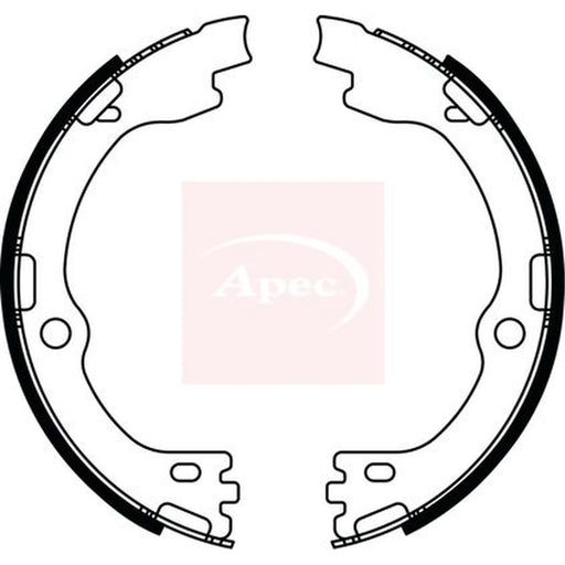 Apec Parking Brake Shoe Set SHU837