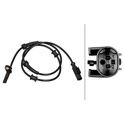Hella ABS Wheel Speed Sensor Rear 6PU 358 217-251