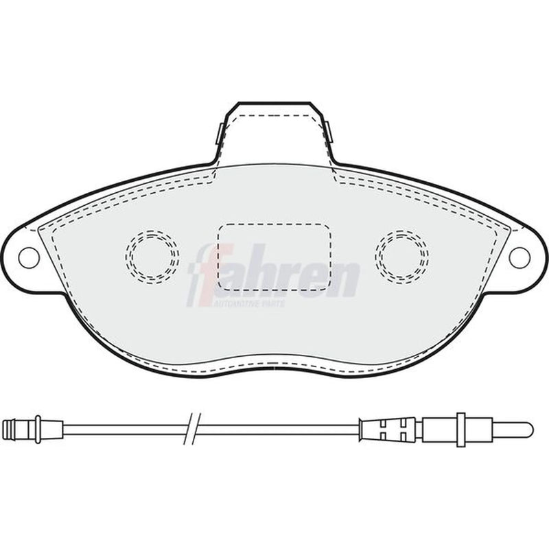 Fahren Front Brake Pad Set FBP3315